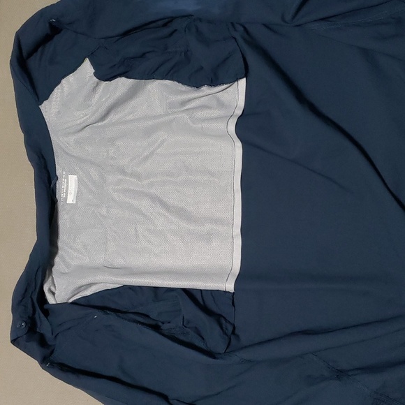 Columbia Blue Omni-Shade Collared Button Up Shirt Men’s Size 2XT - Picture 12 of 16